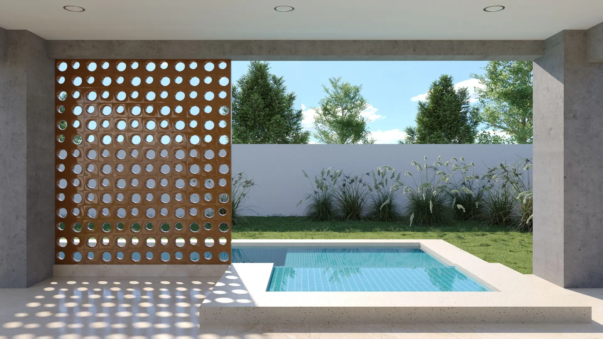 Celosías cerámicas Jade Haus Arq.